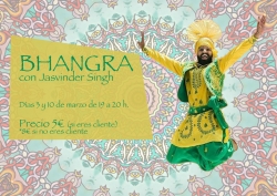 Sesión de Bollywood - Danza Bhangra con Jasvinder Singh